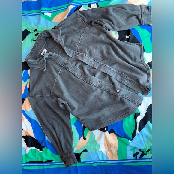 Joah Brown Gray Teddy Jacket - Picture 4 of 4